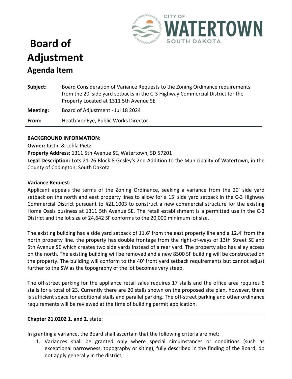 Variance Application BOA home oasis 7..20.24.pdf