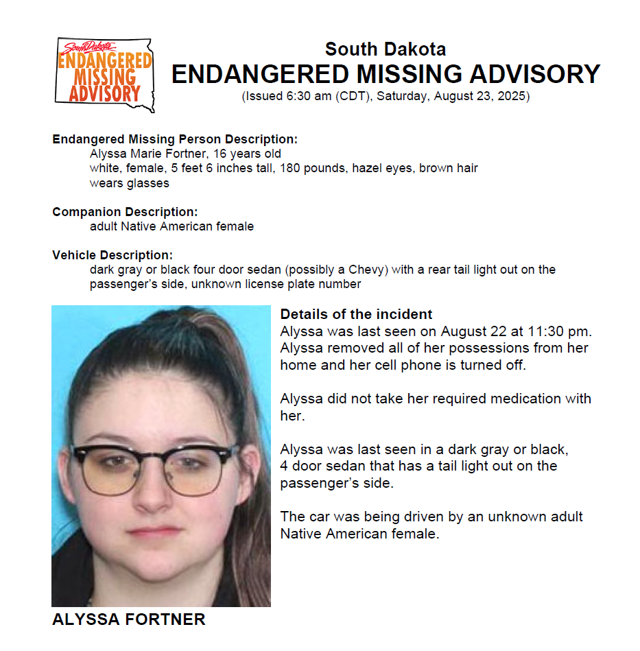 Endangered missing advisory issued for 16 year old girl | Local News ...