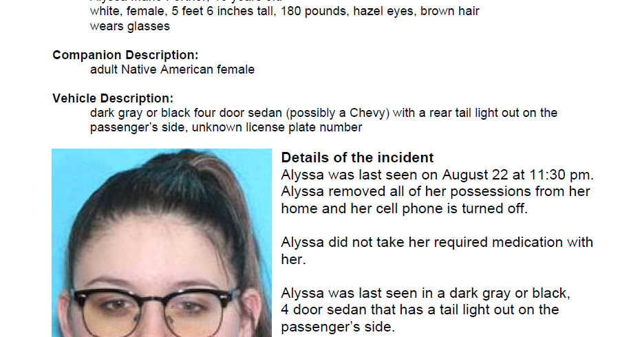 Endangered missing advisory issued for 16 year old girl | Local News ...