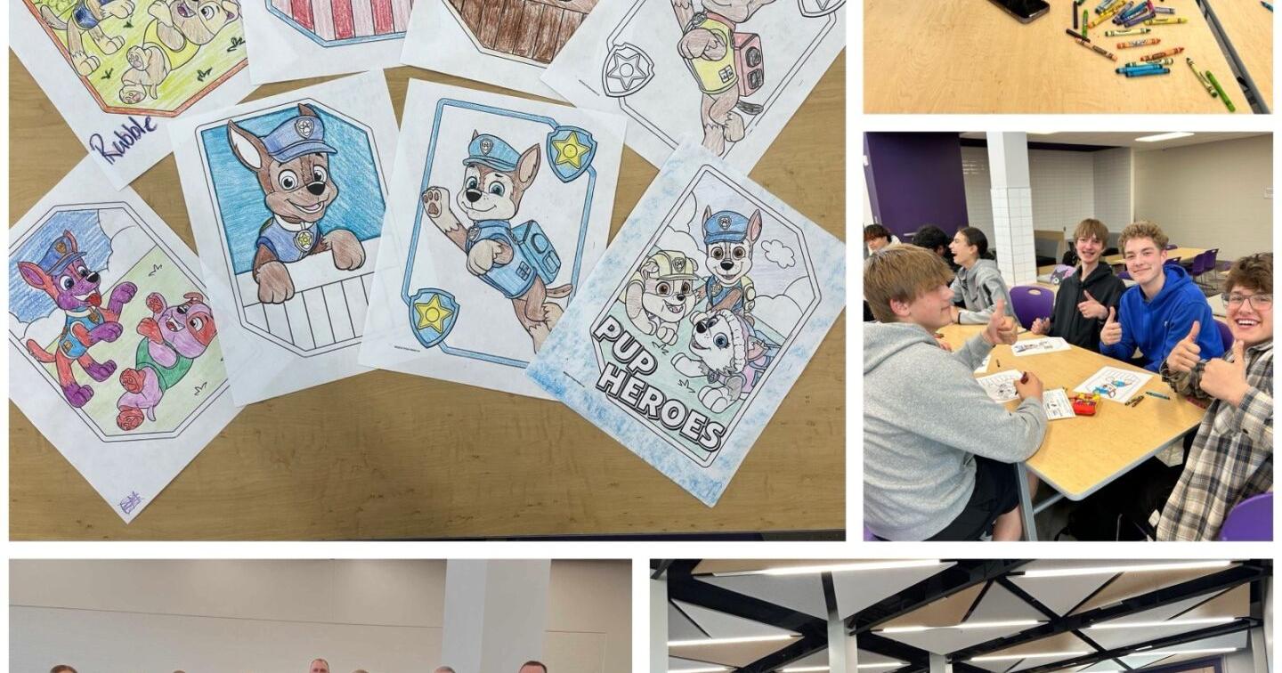 Watertown Police Department Hosts 'Color with a Cop' Event | Local News - Vimarsana News