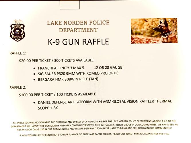 Kennerdell Gun Raffle Interview: Lake Norden PD fundraising for K-9 unit and new building ...