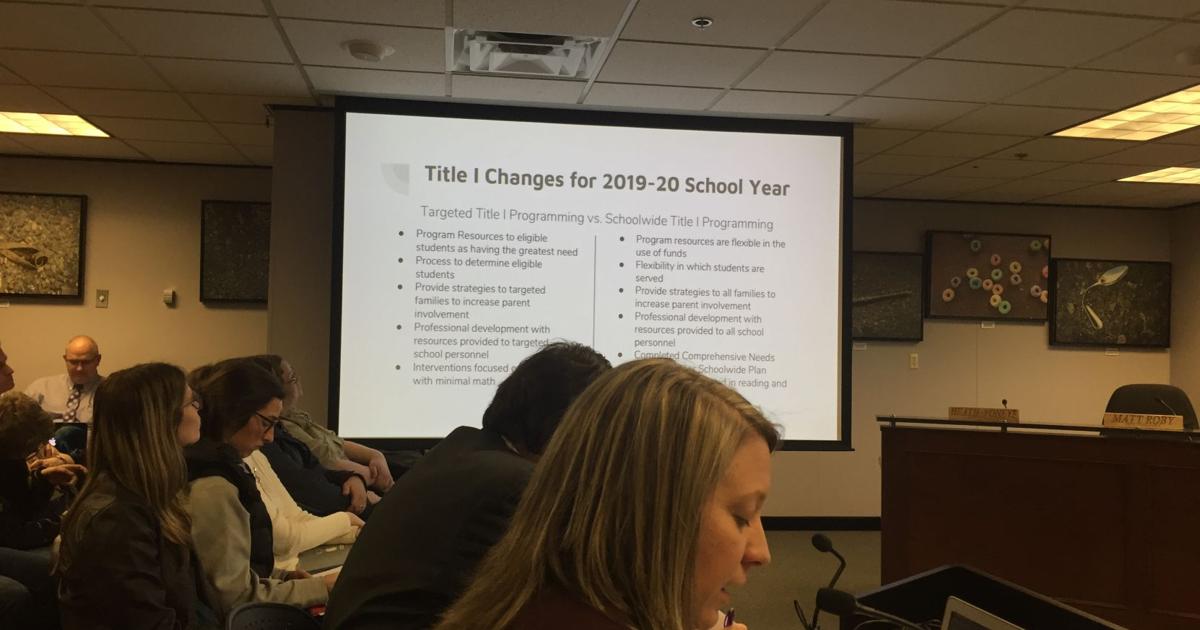 Title One Program School Board Receives Title One Program Update | Local News | mykxlg.com