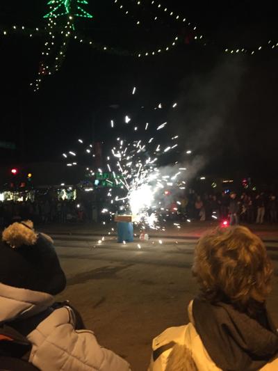 Lighted parade