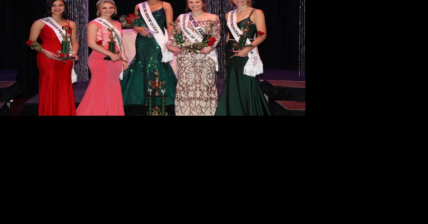 2022 SD Snow Queen Court Milbank Local Tenley Wildung Receives