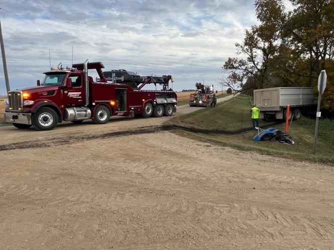 Grain Cart vs. Grain Truck Collision Causes Injuries in Estelline