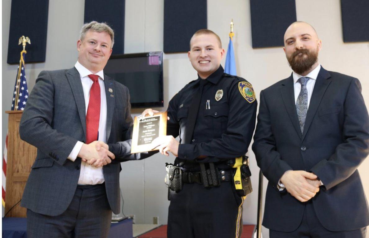 Watertown Police Department's Austin Thompson Honored with Coler