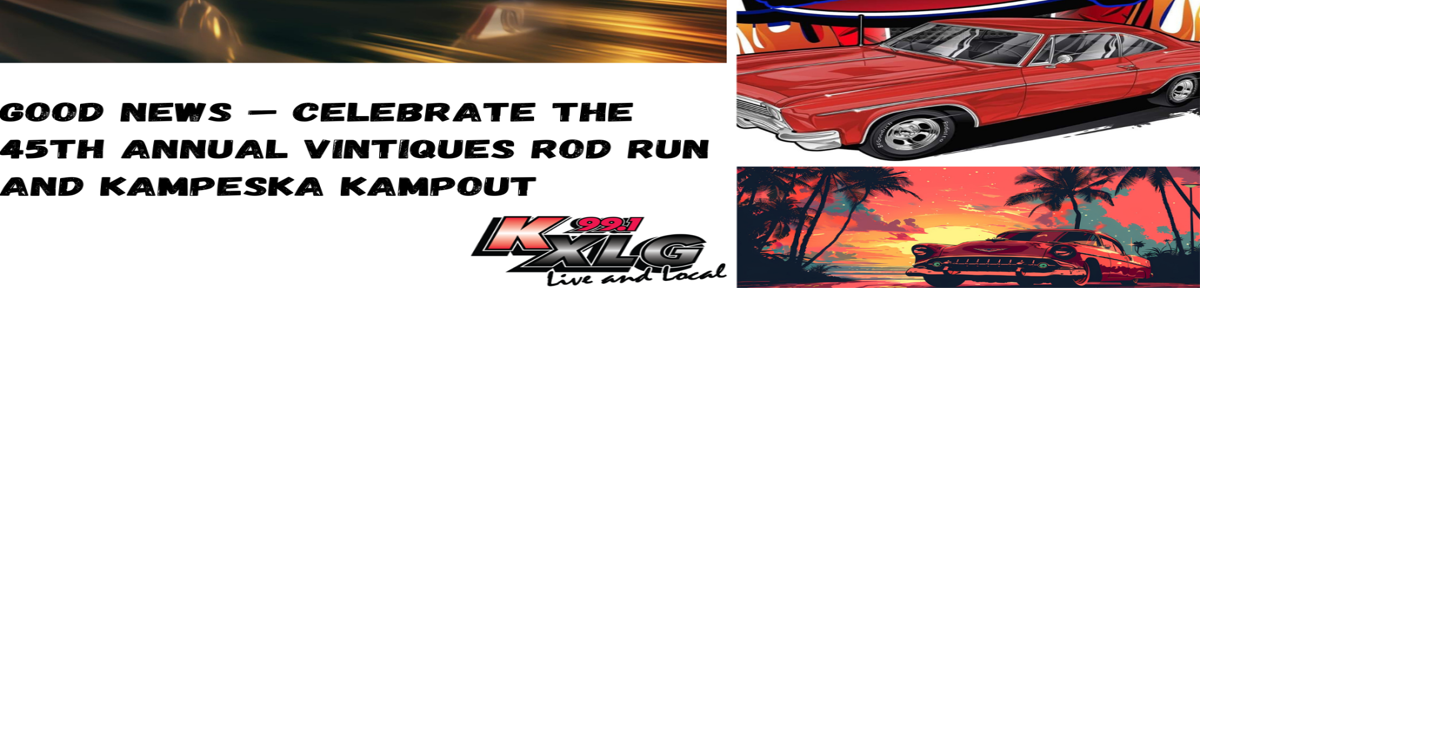 Exciting Announcement: Join Us for the 45th Annual Vintiques Rod Run and Kampeska Kampout! | Local News