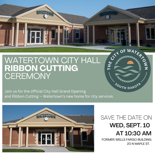 City of Watertown Hosts Ribbon-Cutting for New City Hall on September ...