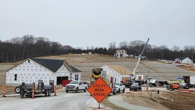 Homes under development at the original Bella Terra subdivision in Imperial, which was approved by the County Council in 2023.