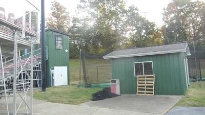 The current concession stand at Jefferson College's athletic field.
