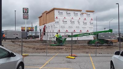 A Dunkin' drive-thru restaurant is being built in Festus.