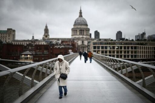 London escaped the brunt, although dozens of flight cancellations affected thousands of passengers