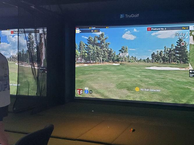 Post 42 Golf currently has two simulators and will soon have two more.