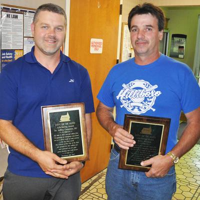 Jeffrey Carpenter and Kelly Newkirk win De Soto Life-Saving Award