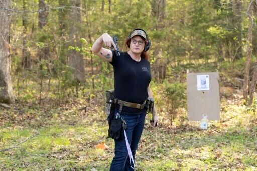 Clara Elliott says her firearms classes have largely been sold out since Donald Trump won the 2024 presidential election