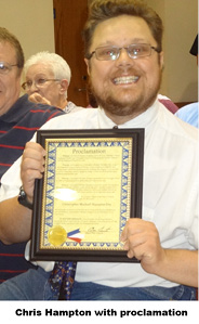 Hampton, 33, of Arnold recognized for interest in politics, politicians 