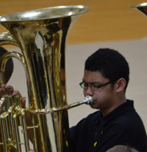 Festus Seventh-Grade Band at Windsor Middle School Music Festival 