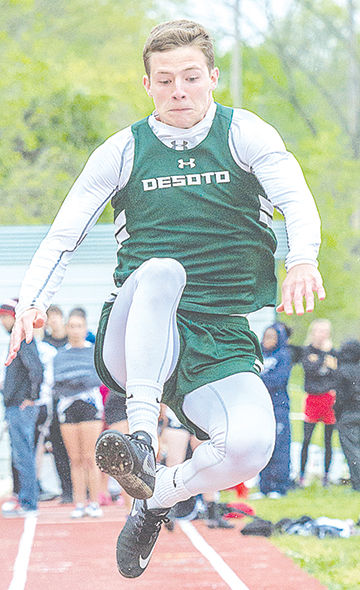 Mayson DeRousse, De Soto long jump