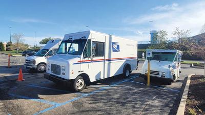 The U.S. Postal Service has set up a temporary location in front of the new Post Office site in Arnold at 2184 Michigan Ave.
