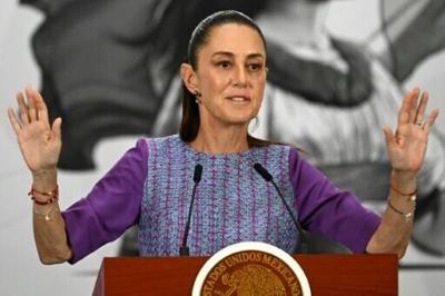 President Claudia Sheinbaum said it was the first time that the US had unveiled charges against a sitting Mexican governor