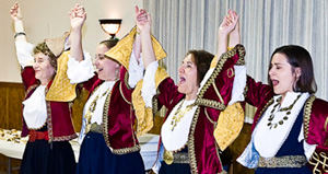 About 350 people attended the Ethnic Taste-Tease and Dinner-Dance held at Good Shepherd Catholic Church in Hillsboro 