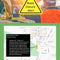 Update: Portion of Central Avenue in Eureka will now close on Aug. 25