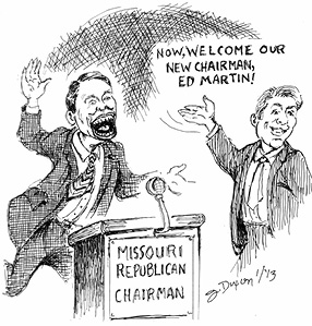 Hitless in his career, but now he’ll manage Missouri’s GOP 