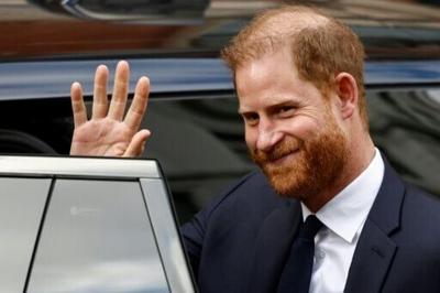 Britain's Prince Harry attended the start of the trial at the High Court in London in January