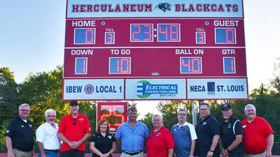 New Herky High scoreboard