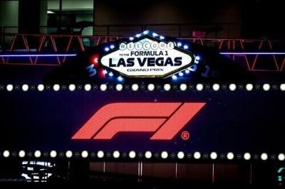 Formula 1 Las Vegas Grand Prix sign
