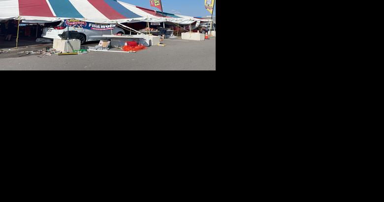 UPDATED: Four adults, one child hurt when vehicle strikes fireworks tent in Twin Cities