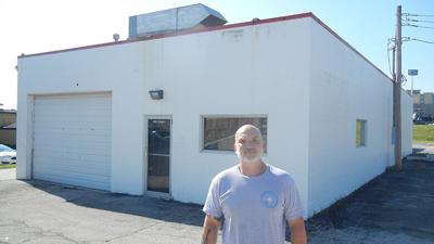 Kirk Biehle is gutting the interior of an old car wash that he intends to convert into Biele Street Pub and Liquors, 1100 Shapiro Drive, Festus.