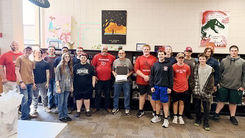 Rick Schwartzmeyer, a Fox High School custodian, was named the Support Staff Member of the Year.
