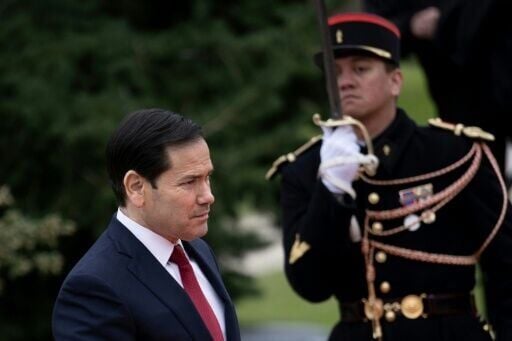 It is Rubio's first trip abroad since the war began