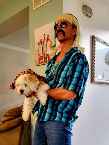 Heisel said one of his favorite costumes was Joe Exotic, the subject of the Netflix documentary “Tiger King.”