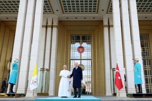 Pope Leo XIV met Turkey's President Recep Tayyip Erdogan on the first overseas trip of his papacy