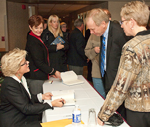 Comtrea event with Meredith Baxter, original play drew crowd of 200-plus