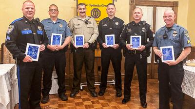 Twin City Area Optimist Club honors police officers