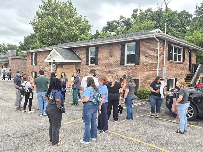 Pickup crashes into Arnold therapy school; families, employees rally