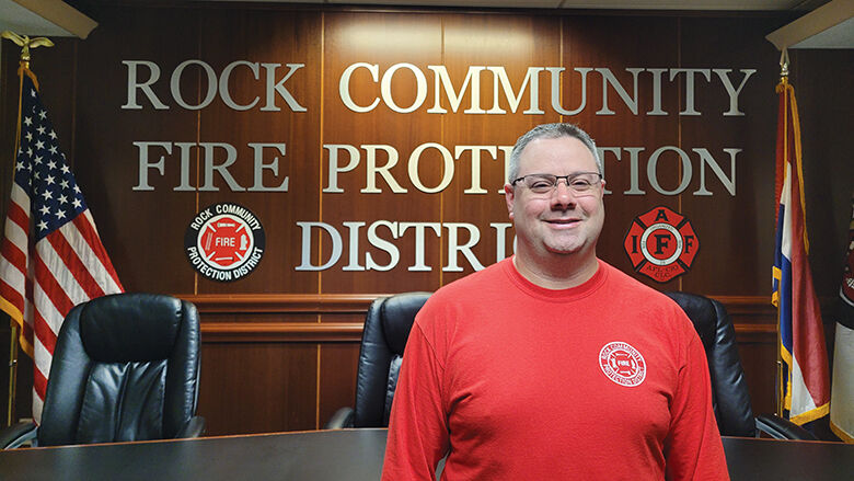 Rock Community Fire Protection Chief Kevin Wingerbermuehle is a fourth-generation firefighter.