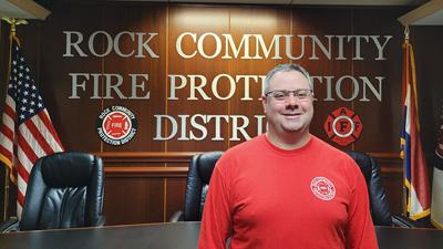 Rock Community Fire Protection Chief Kevin Wingerbermuehle is a fourth-generation firefighter.