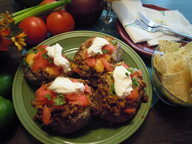Taco-Topped Potatoes