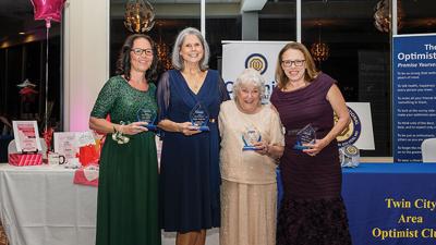 This year’s Women of Impact Award winners from left, Kim Byerly of Imperial, Debbie Staufenbiel of Arnold, Janet Monsen of Pevely and Jackie Greer of Hillsboro.