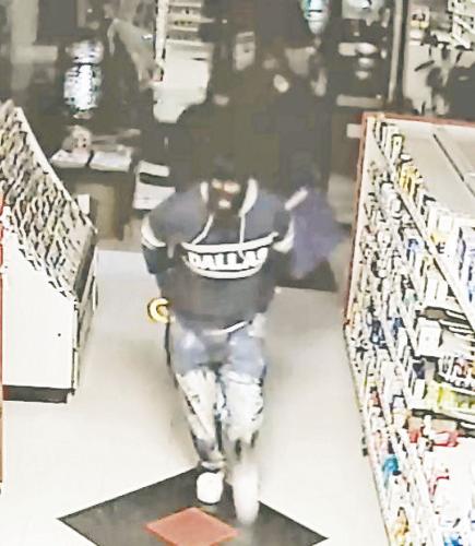Burglar inside Prescriptions Plus in Festus.