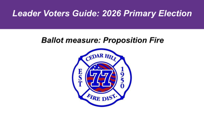 Voters guide: 2026 Primary election prop fire