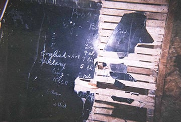 old chalkboard