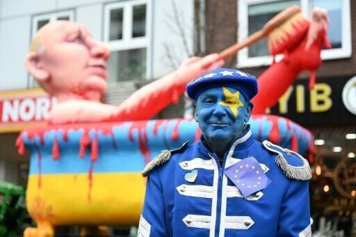 German artist Jacques Tilly's previous carnival designs include a float featuring Russia's President Vladimir Putin bathing in blood
