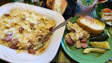 Smoked Sausage Stroganoff