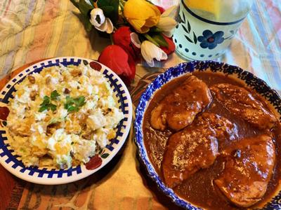 Cola Chicken, Fruited Slaw
