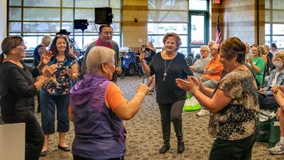 Guests of the 2021 Arnold Senior Expo enjoyed dancing to music by J.B. Louis and the Legends, which will perform at this year’s expo at 10 a.m.